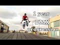 BMX - 1 year progression