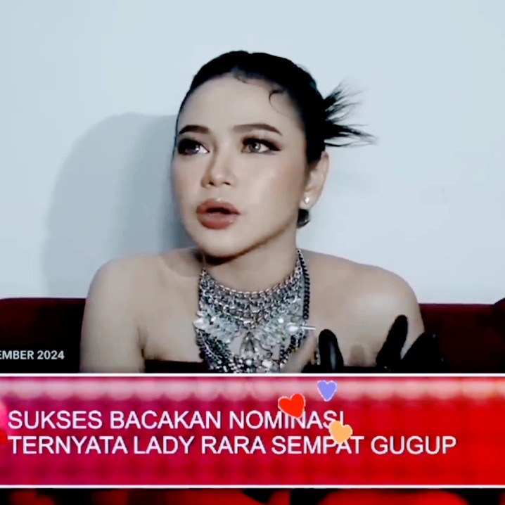 Piawainya Lady Rara Membacakan Beberapa Nominasi Dalam Bahasa Inggris @ladyrara  #AsianTelevision