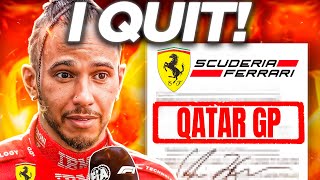 Hamilton Drops Huge Bombshell On Ferrari With Shocking Statement Following Qatar Qualifying