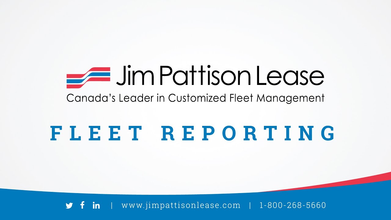 Jim Pattison Lease - Fleet Reporting