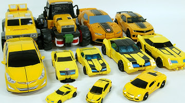 Yellow Color  Transformers Carbot Tobot Miniforce Robot Car Toys 노란색 트랜스포머 헬로카봇 또봇 미니특공대 자동차 장난감 변신