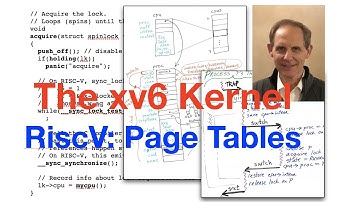 xv6 Kernel-8: RiscV Page Tables