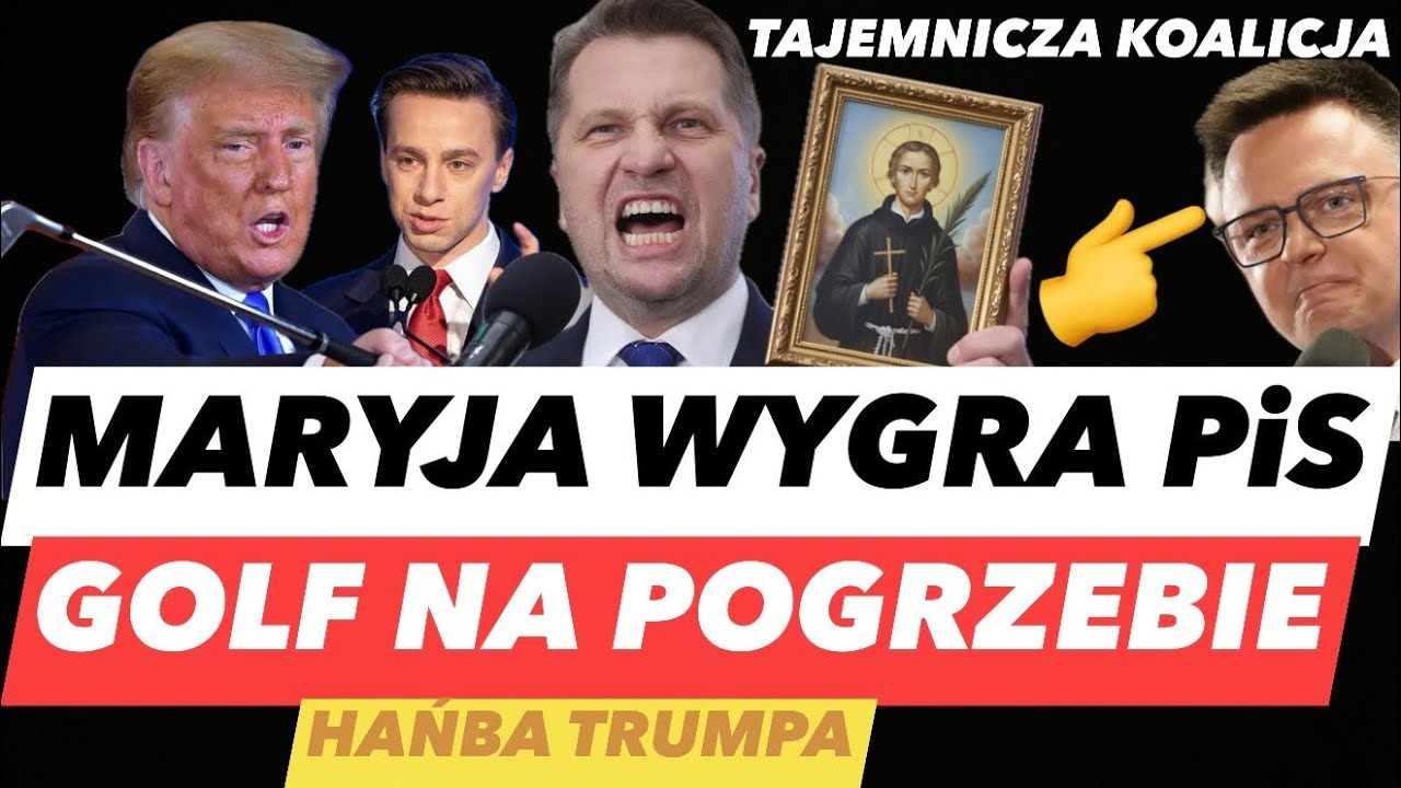 Czarnek: PiS wygra dzięki Maryi❗️Obiecał miliony dla Rydzyka | Trump na golfie zamiast przy trumnach