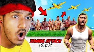 I Survived 100 DAYS in ZOMBIE ATTACK in GTA 5 - (DAY 2) Sharp Tamil Gaming screenshot 5