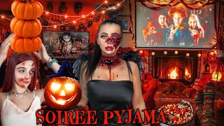 J’organise notre soirée pyjama halloween de rêve( dans une énorme cabane !) 😱