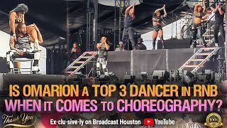 Lovers & Friends Fest 2023: OMARION Gives CHRIS BROWN & USHER a RUN For Their MONEY w/ CHOREO DANCE!