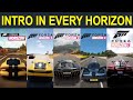 Intro in every forza horizon 12345 l evolution of intros in forza horizon 15