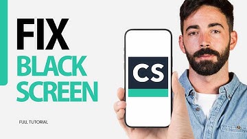 How To Fix Black Screen On CamScanner App 2024