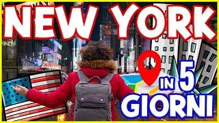VISITARE NEW YORK in 5 GIORNI | Ecco L' ITINERARIO 2023 ✈🇺🇸