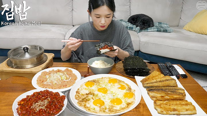 밥도둑 모음 ☆ 낙지젓,명란젓,삼치구이,들기름 계란후라이,김구이