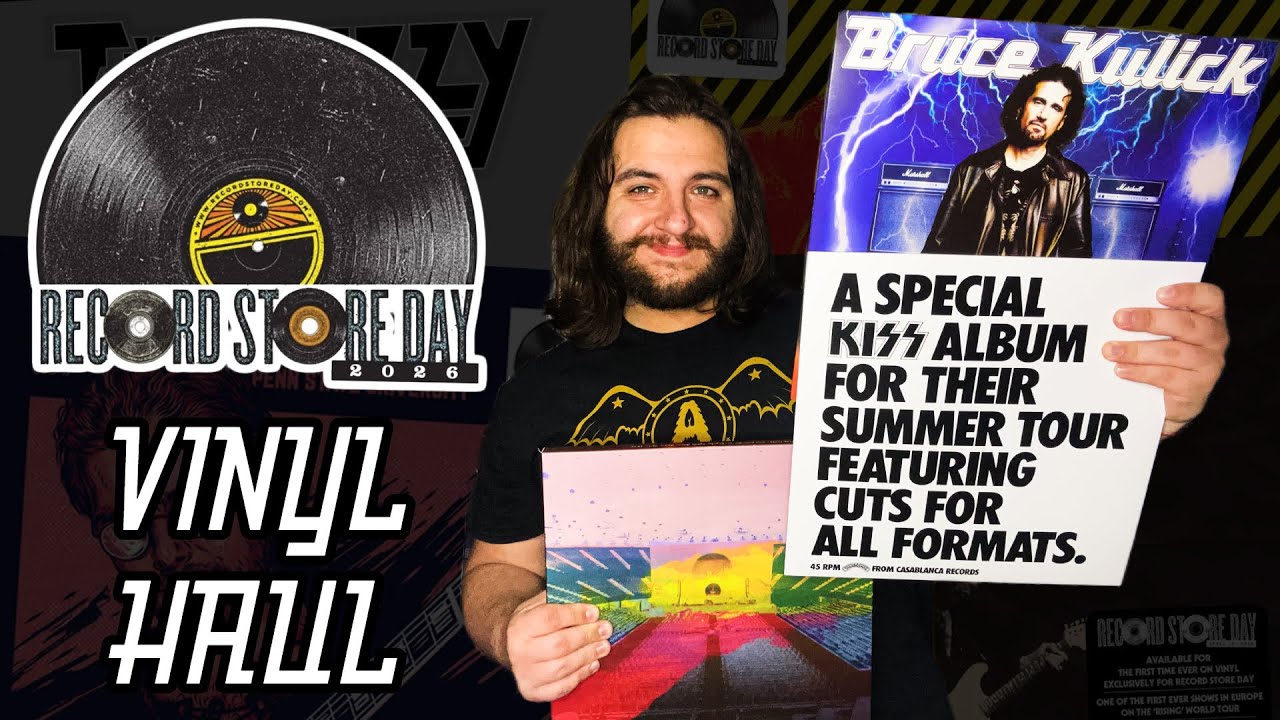 Record Store Day 2026 Vinyl Haul - KISS, Bruce Kulick, Pink Floyd