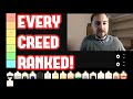 Creed tier list  my full thoughts on every creed revealed