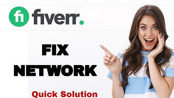 How To Fix And Solve Network On Fiverr App | Easy Fix