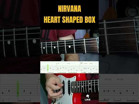 Nirvana – Heart Shaped Box Guitar tutorial #short