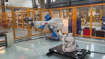 Payload identification of an ABB robot at configuration 2