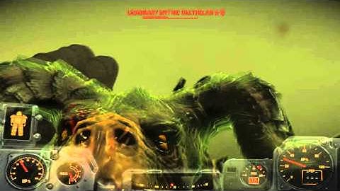 Fallout 4 - Legendary Mythic Deathclaw fistfight, no healing (Survival)