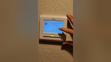 Fujitsu UTY-RNRUZ5 Schedule and Vacation Mode Settings