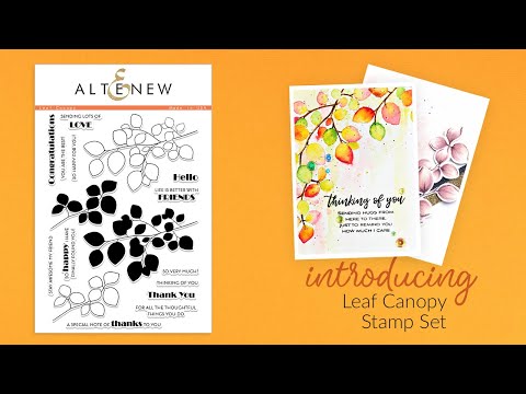 Altenew Stamps Intro - Leaf Canopy