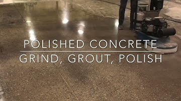 How To: Prep, Grout & Polish Concrete