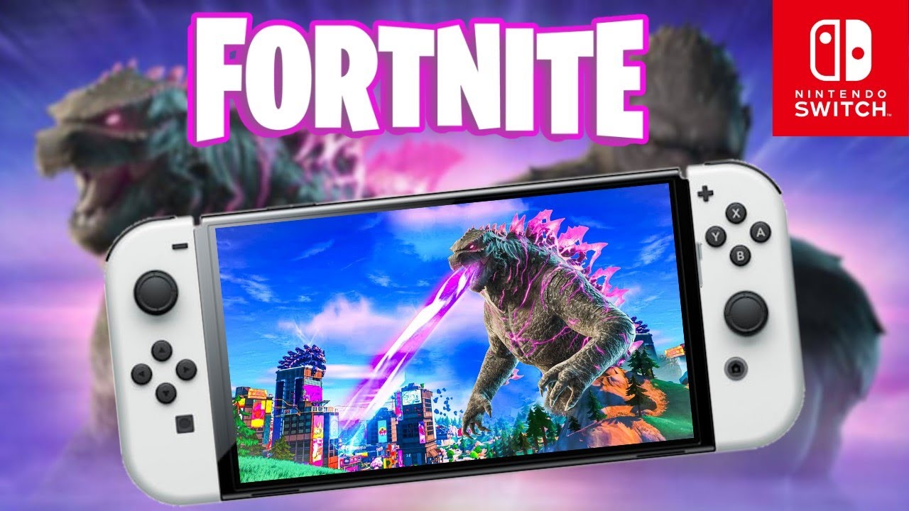 GODZILLA EN FORTNITE en Nintendo Switch Oled Gameplay - YouTube
