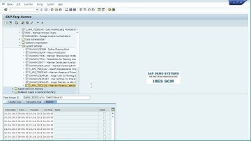 APO - Maintain Planning Calendar - parte 14