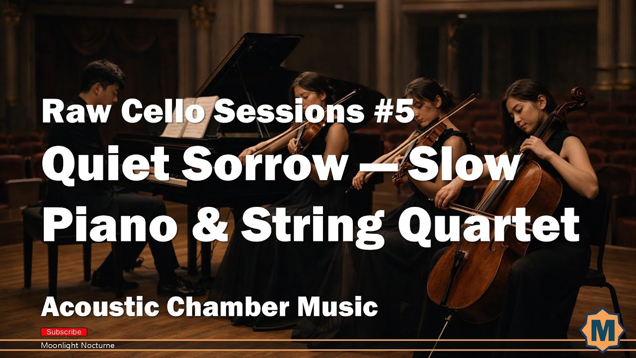 Quiet Sorrow - Slow Piano & String Quartet - Raw Cello #5