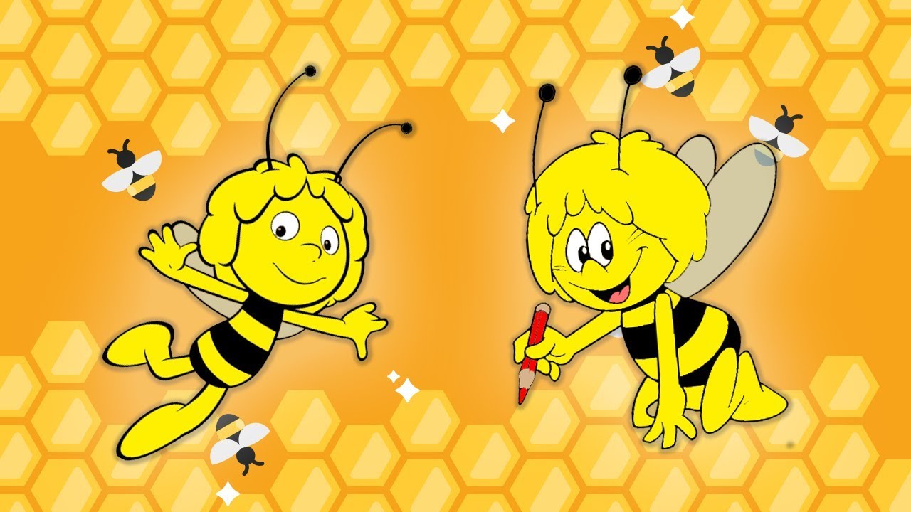 Песня май пчелки. Пчелка Майя. Приключения Пчёлки Майи. Веселая Пчелка. Нарисовать пчелку Майю.
