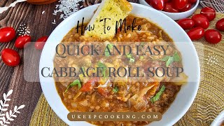 Hungry? Dive Into a Bowl of Irresistible Cabbage Roll Soup!