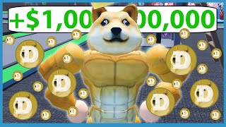 I BECAME A DOGECOIN MILLIONAIRE! - Roblox Dogecoin Mining Tycoon