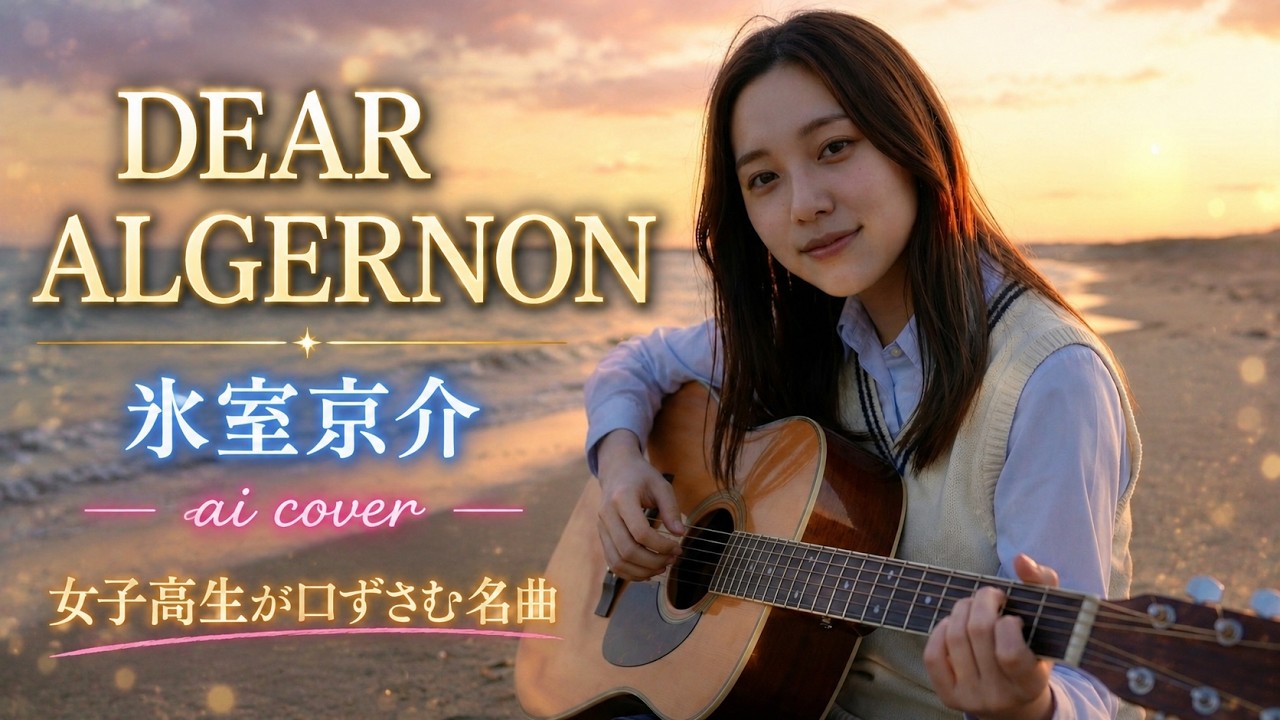 AI Cover】DEAR ALGERNON / 氷室京介 女子高生が歌う80's名曲 - YouTube