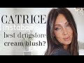 Catrice INSTABAE eyeshadow palette look 1 deep set eyes....best drugstore cream blush marcelle