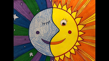 Warm and Cool Colors Sun and Moon