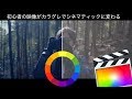 【FCPXで映画のような色に】変える魔法のようなテクニック シネマティックな映像に大変身 ファイナルカットプロ