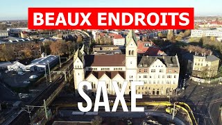 Voyage En Saxe, Allemagne Villes, Tourisme, Vacances, Lieux, Visites, Paysages Drone 4K Vidéo