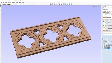 Gothic Quatrefoil - 2.5D Toolpaths | Vectric V11 Tutorials