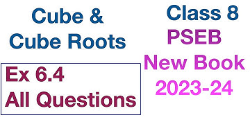 Ex 6.4 All Questions Class 8 | Cube And Cube Roots | Chapter 6 | PSEB Maths