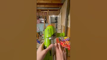 POV Nerf Dart Tag Hyperfire Green! #shorts