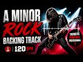 ROCK Guitar Backing Track | A Minor | 120 BPM | Instrumental Jam Track for Practice