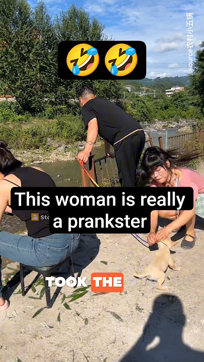 This woman is really a prankster