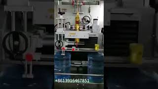 Automatic 5 Gallon Water Barrel Bottle Neck Sleeve Label Shrinking Sealing Machine