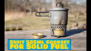 Esbit 585ml Cook Set for Solid Fuel – Easy Outdoors Tools