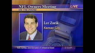 11/16/2005 WWL at NFL Owners Meeting--Lee Zurik speaking with Eric Paulsen & Sally-Ann Roberts