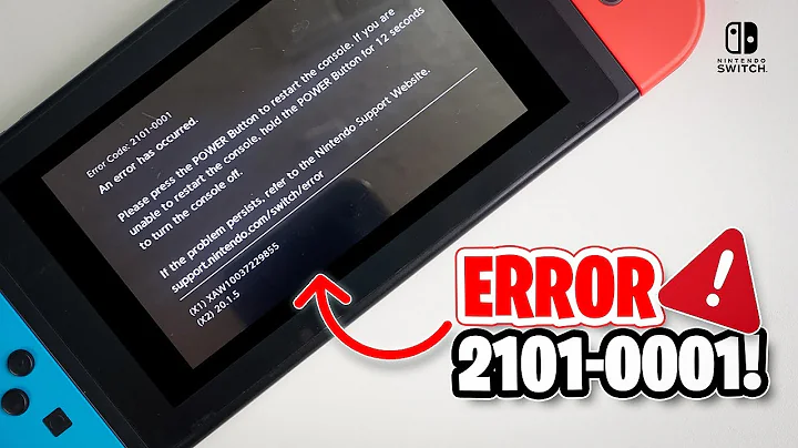 How to Fix Nintendo Switch Error Code 2101-0001 | Easy Repair Guide for Switch, OLED & Lite