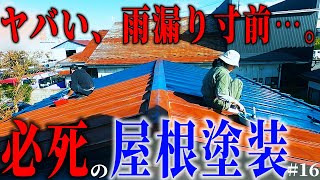 雨漏り寸前、錆びで限界の屋根をDIY塗装で復活させる【1万円ゴミ屋敷DIY】