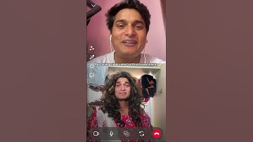 Nibba nibbi video call on Karwachauth 😂 most viral comedy 🔥 #shorts #ytshorts