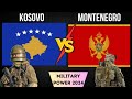 Kosovo vs montenegro military power comparison 2024  montenegro vs kosovo military