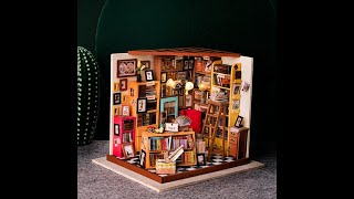 LA BIBLIOTHÈQUE DE SAM – MAISON MINIATURE DIY - MECAPUZZLE