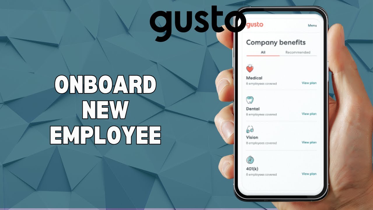 HOW TO ONBOARD A NEW EMPLOYEE IN GUSTO