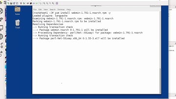 Red Hat RHCSA (EX200-7) - Module 2.1 - Installing webmin in Red Hat Enterprise Linux 7
