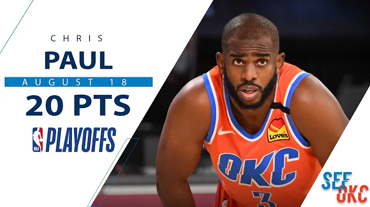 Chris Paul's Full Game 1 Highlights: 20 PTS, 10 REB, 9 AST vs Rockets | 2020 NBA Playoffs - 8.18.20